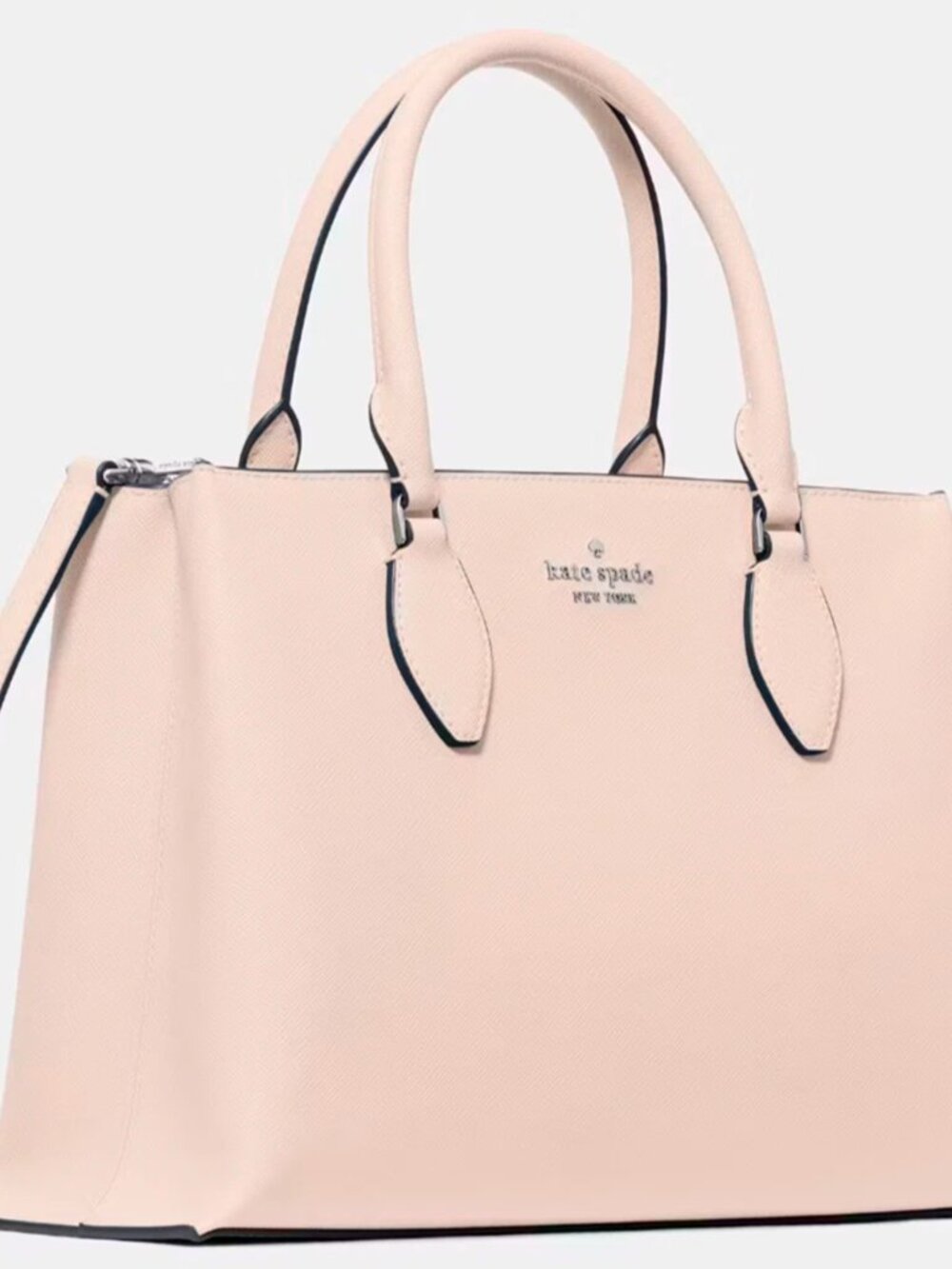 S Kate Spade Rae Peach Medium Satchel Bag KK310 NWT Crossbody Purse $399 Retail